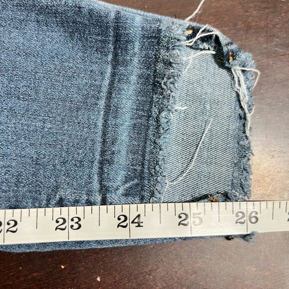 Just Black Jeans Size 27 |‎ Made in USA | Frayed Hem & Sass Included - Picture 11 of 14